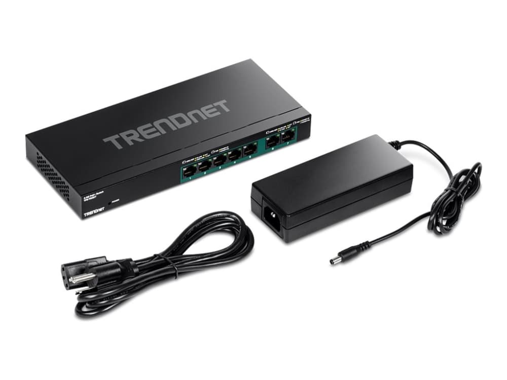 Trendnet TPE-TG327, Hallitsematon, Gigabit Ethernet (10/100/1000), Power over Ethernet -tuki, Seinäkiinnitteinen