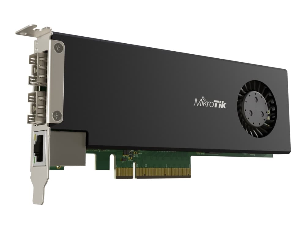 MikroTik CCR2004-1G-2XS-PCIE - Ekspansionsmodul - PCIe - Gigabit Ethernet x 1 + 25 Gigabit SFP28 x 2