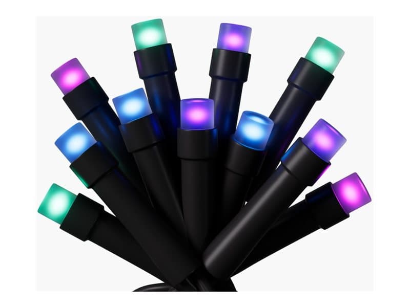Nanoleaf 1D IP44 Starter Kit - Joulukuusen valot - ulkona 20m (250 LEDiä sisältäen ohjaimen) (Matter-tekniikka) (musta)