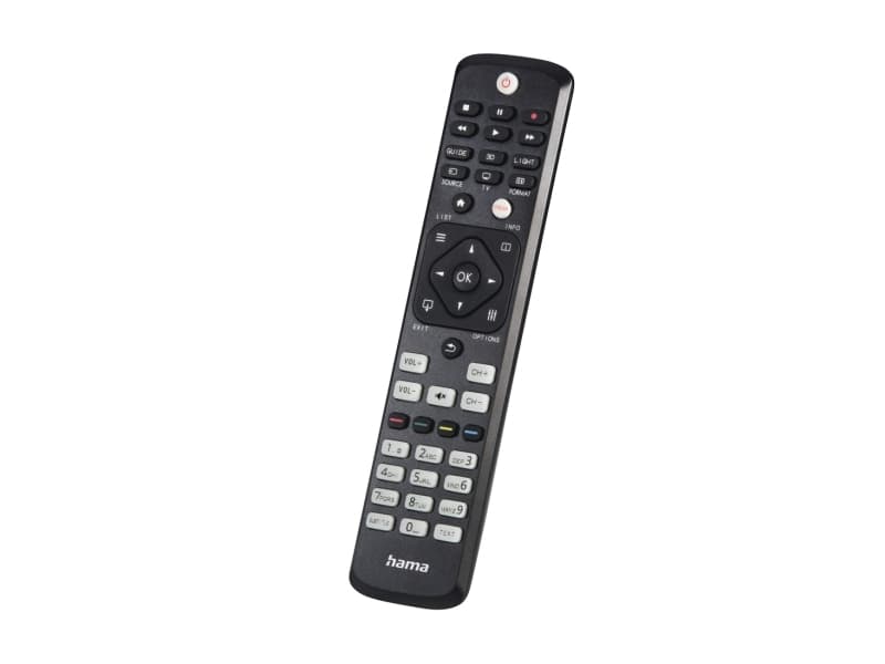 Hama 00221063, TV, IR Langaton, Painikkeiden painaminen, Musta