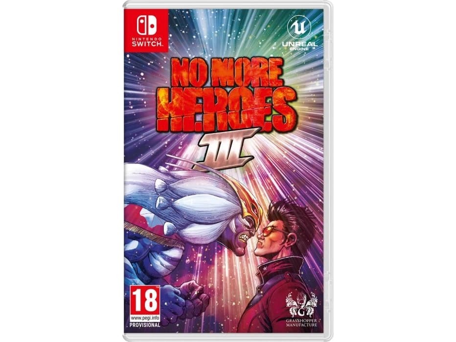 Nintendo No More Heroes 3, Nintendo Switch, RP (odottaa luokitusta), Fyysinen media