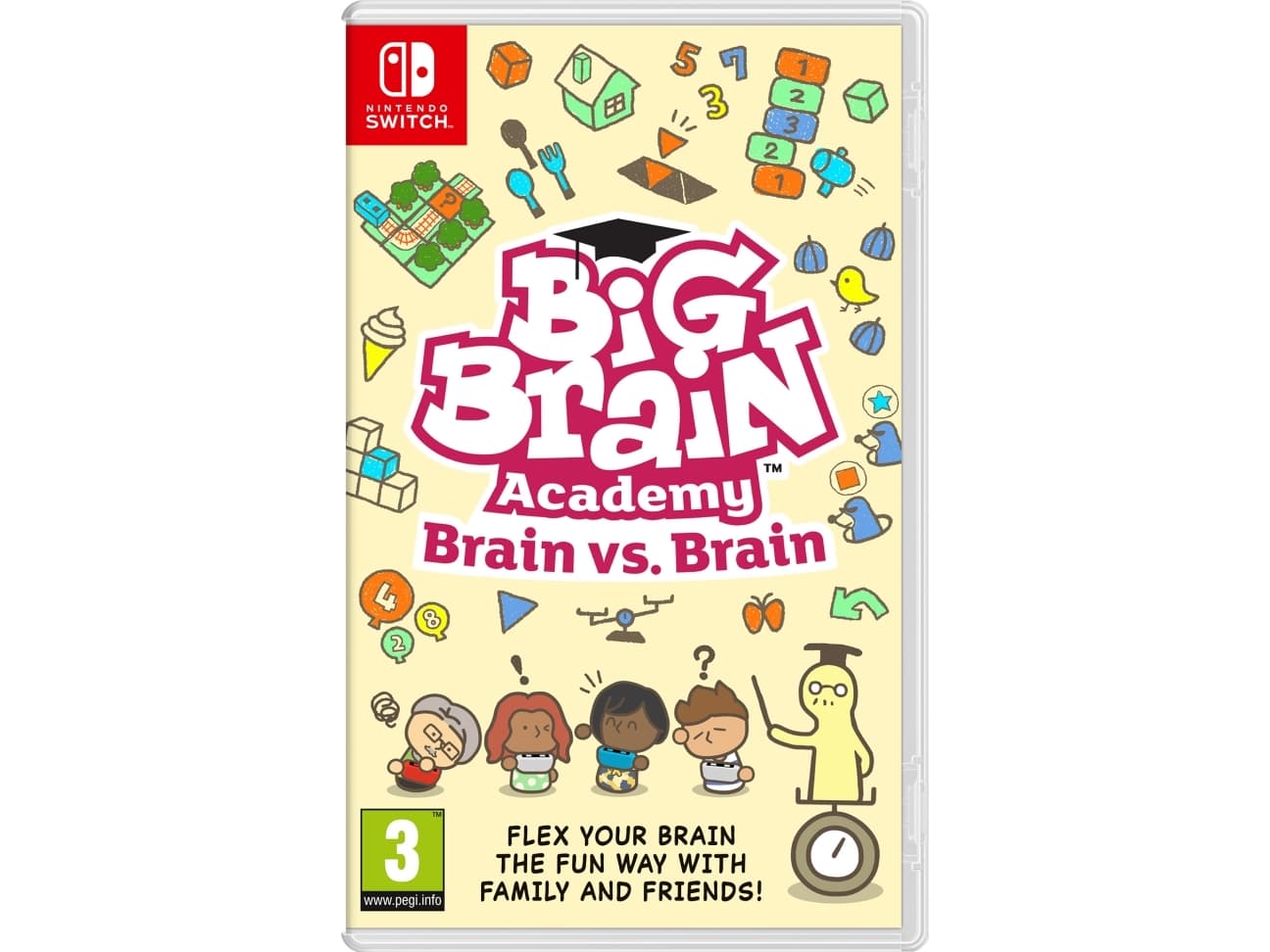 Nintendo Big Brain Academy: Brain vs Brain, Nintendo Switch, Moninpelitila, E (Kaikki)
