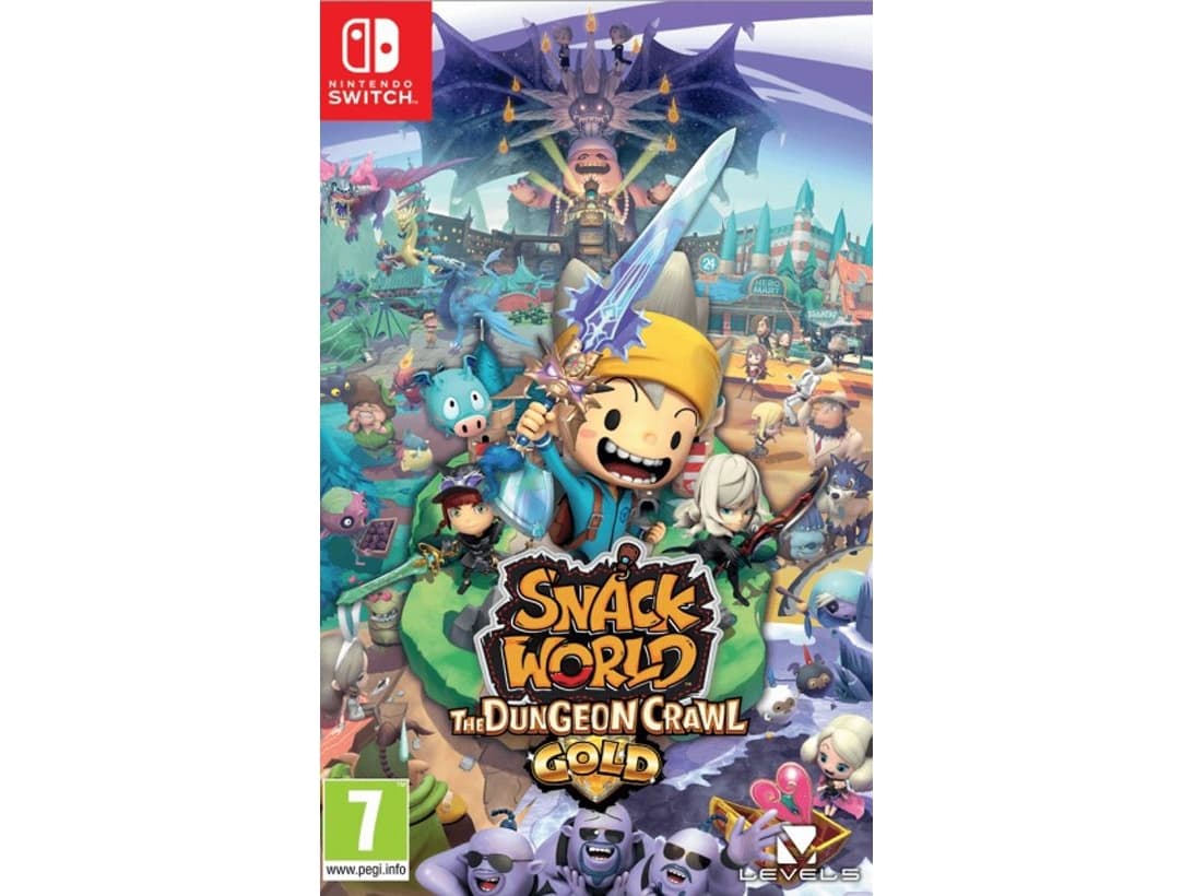 Nintendo SNACK WORLD: THE DUNGEON CRAWL — GOLD, Switch, Nintendo Switch, Moninpelitila, T (Teen)
