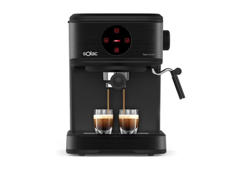 Solac S92012400, Espressokone, 1,5 L, Jauhettu kahvi, 850 W, musta