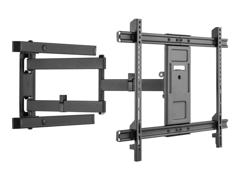 Gembird WM-80ST-05, 200 x 200 mm, 600 x 400 mm, 3 - -15°, 90 - -90°, Muovi, Terästä, musta