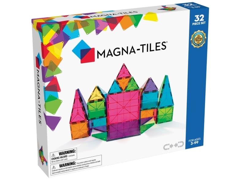 Magna-Tiles Clear Colours 32 pcs - (90208)
