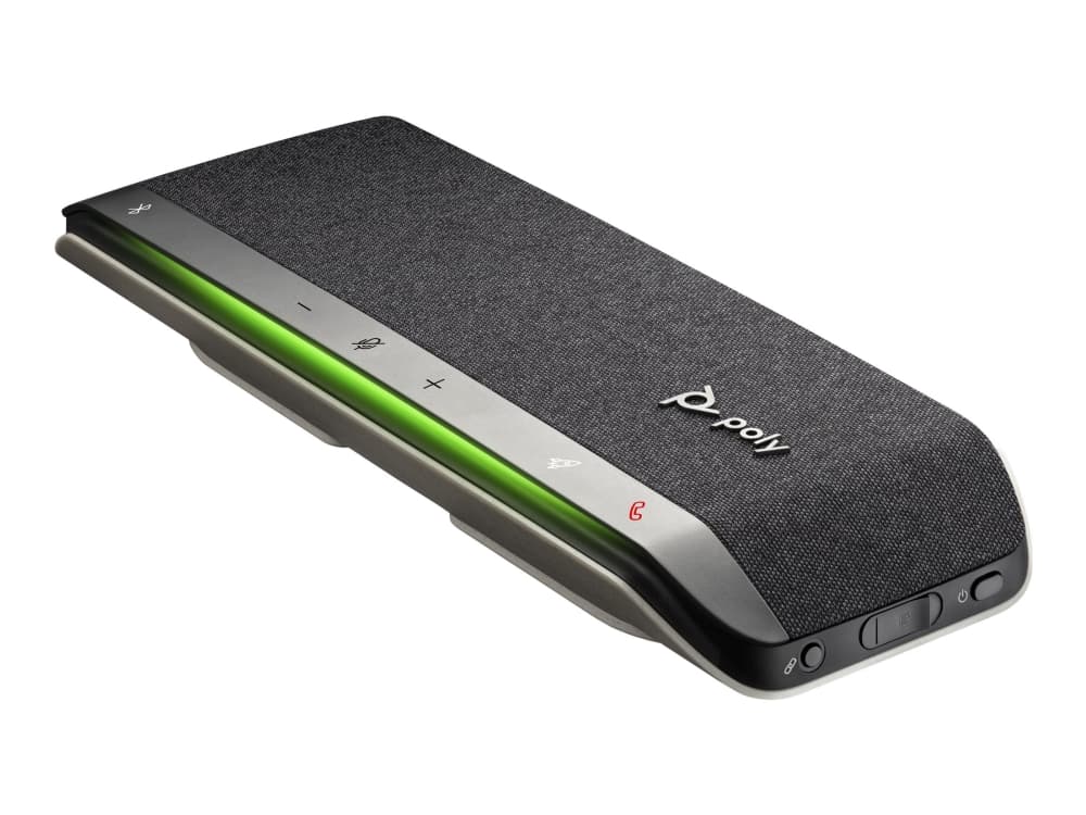 Poly Sync 40-M - Älykäs kaiutinpuhelin - Bluetooth - langaton, langallinen - USB-C, USB-A - hopea - Zoom-sertifioitu, sertifioitu Microsoft Teams -ohjelmistolle