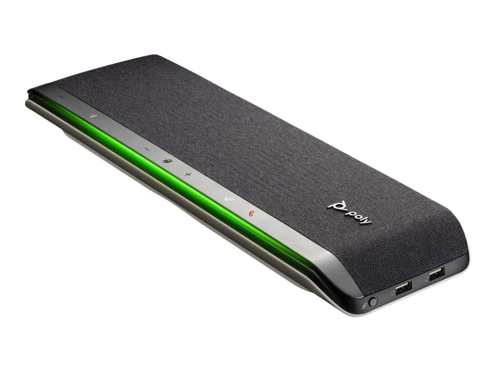 Poly Sync 60 - Älykäs kaiutinpuhelin - Bluetooth - langaton, langallinen - USB-C, USB-A - musta, hopea - Zoom-sertifioitu