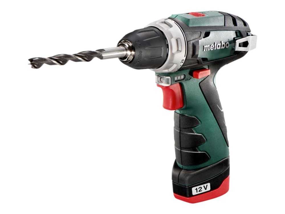 Metabo POWERMAXX BS BASIC, pistoolikahvallinen porakone, avaimeton, 1 cm, 1400 rpm, 1,8 cm, 1 cm, 1 cm