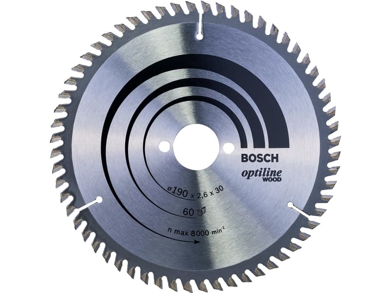 Bosch OPTILINE PYÖRÖRENGAS Ø190X2,6X30MM 60T