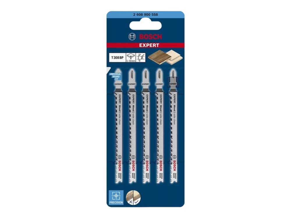 Bosch tarvikkeet 2608900558 Palapelisahanterät 5 kpl