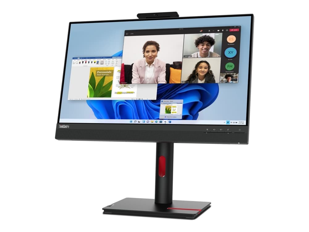 Lenovo ThinkCentre Tiny-In-One 24, 60,5 cm (23.8), 1920 x 1080 pikseliä, Full HD, LED, 6 ms, Musta