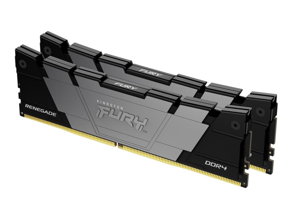 Kingston FURY Renegade - DDR4 - sarja - 16 GB: 2 x 8 GB - DIMM 288-PIN - 3600 MHz / PC4-28800 - CL16 - 1,35 V - puskuroimaton - ei-ECC - musta