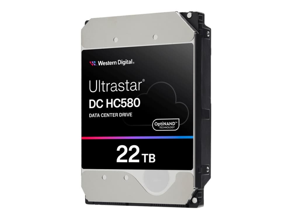 WD Ultrastar DC HC580 WUH722422ALE6L4 - Kiintolevyasema - 22 TB - sisäinen - 3,5 - SATA 6Gb/s - 7200 rpm - puskuri: 512 MB