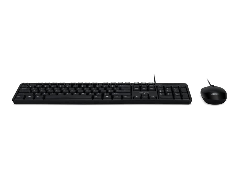 ACER COMBO 100 WIRED KB AKW900 + WIRED MOUSE AMW920 BLACK Nordic retail pack