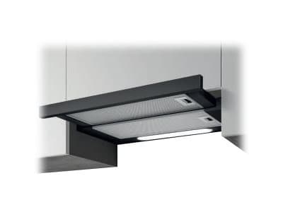 Elica Elite 14 LUX 60 BL, 368 m³/h, Suutin/Uudelleenkierrättävä, E, D, D, 62 dB