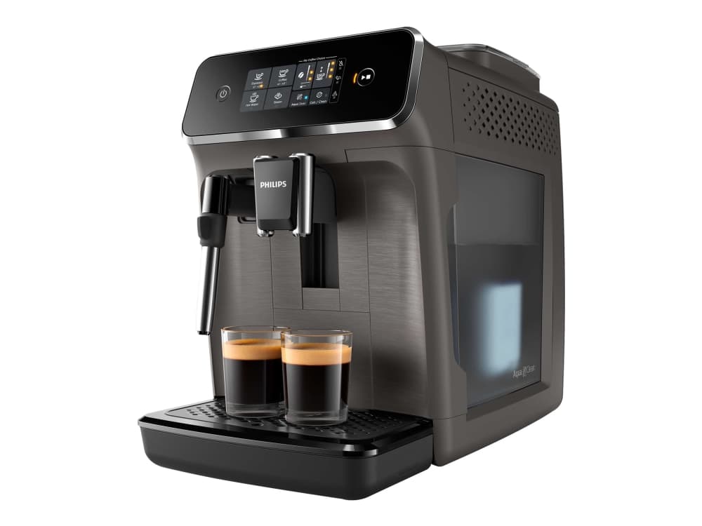Philips 2200 series Series 2200 EP2224/10 Täysautomaattiset espressokeittimet, Espressokone, 1,8 L, Kahvipavut, Sisäänrakennettu jauhin, 1500 W, Antrasiitti