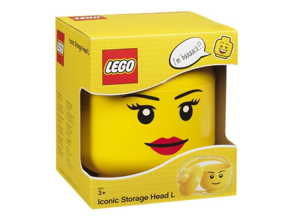 Room Copenhagen LEGO Storage Head Boy, big - RC40321724