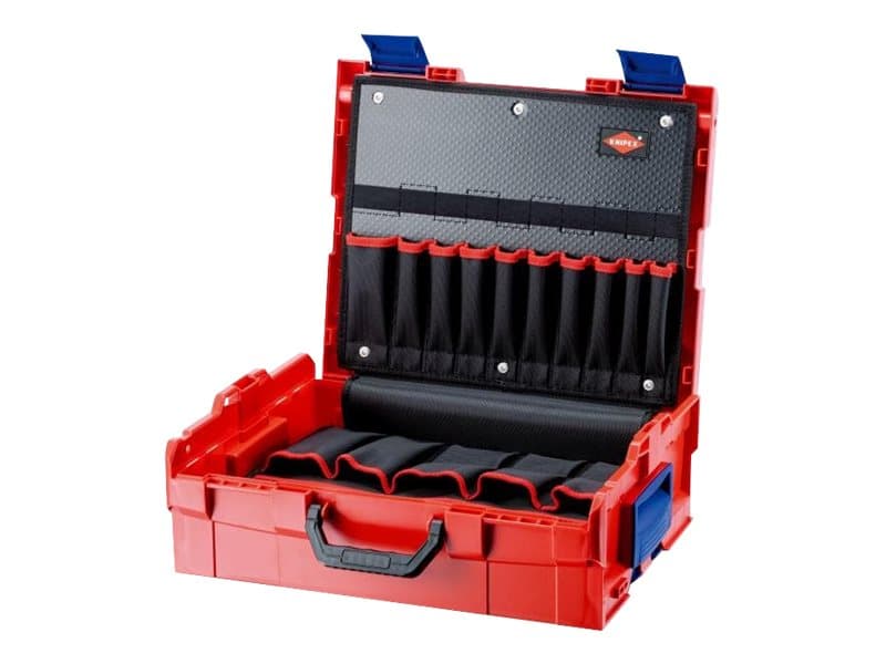 Knipex 00 21 19 LB, Musta, Punainen, ABS-synteettinen, Iskunkestävä, Roisketiivis, 375 x 107 x 311 mm, 442 mm, 357 mm