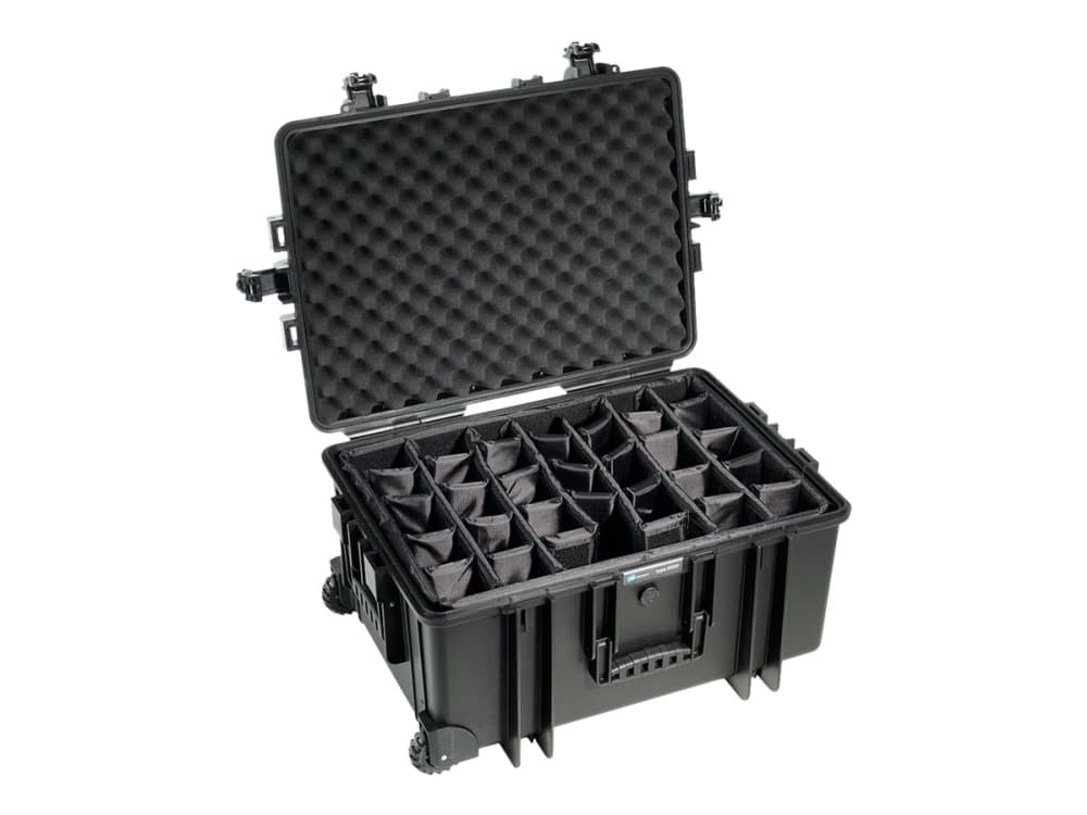 B& W outdoor.case tyyppi 6800 - Kova kotelo - polypropeeni - musta