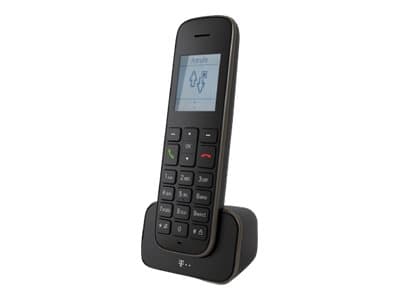 Deutsche Telekom Sinus 207 pack - Langaton lisäluuri soittajan tunnistuksella - DECT\GAP - musta