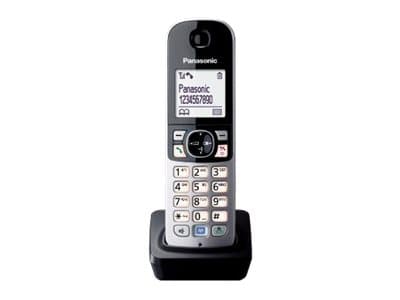 Panasonic KX-TGA681, Musta, 4,57 cm (1.8), 103 x 65 pikseliä, Yksivärinen, Valkoinen, Nikkelimetallihybridi (NiMH)