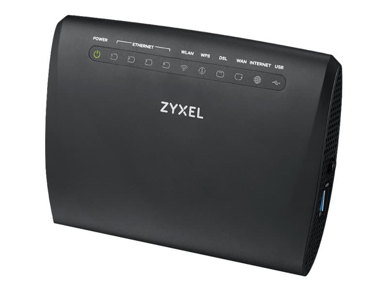 Zyxel VMG3312-T20A, Wi-Fi 4 (802.11n), Yksi kaista (2,4 GHz), Ethernet LAN, ADSL, Valkoinen, Pöytäreititin