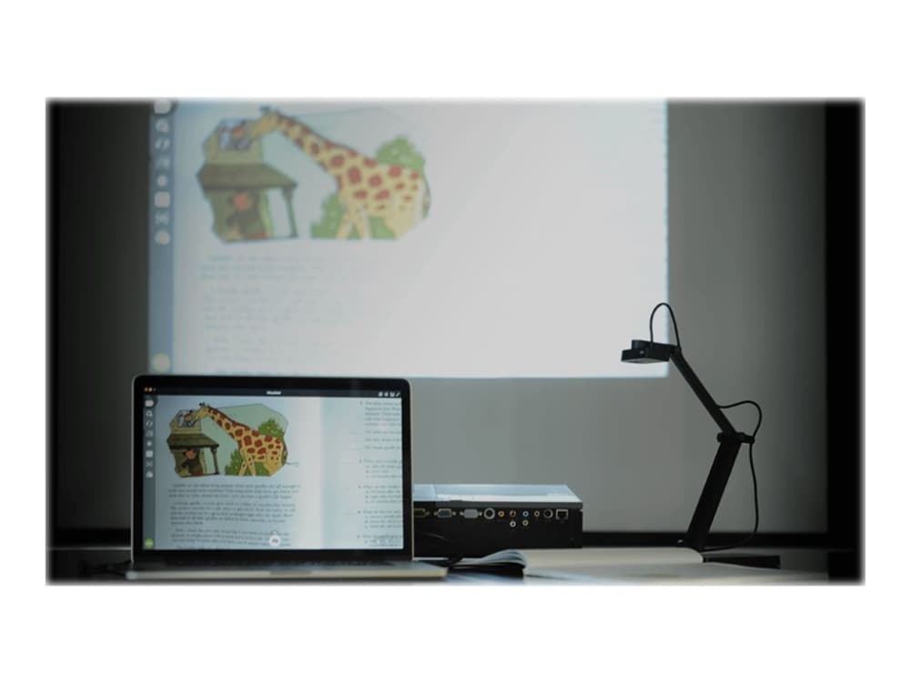 IPEVO V4K - Digitalkamera dokumentoijille - kaukosäädin - 8 MP - 3264 x 2448 - ääni - USB 2.0