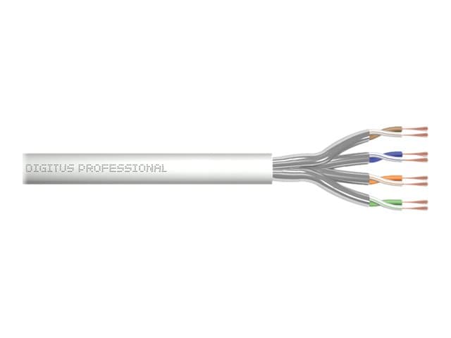 DIGITUS Professional - Bulkkabel - 305 m - U/FTP - CAT 6a - halogenfri, strenget - grå
