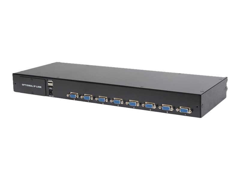 DIGITUS Professional DS-72213 - KVM-kytkin - 8 x KVM-portti(t) - pöytätietokoneet