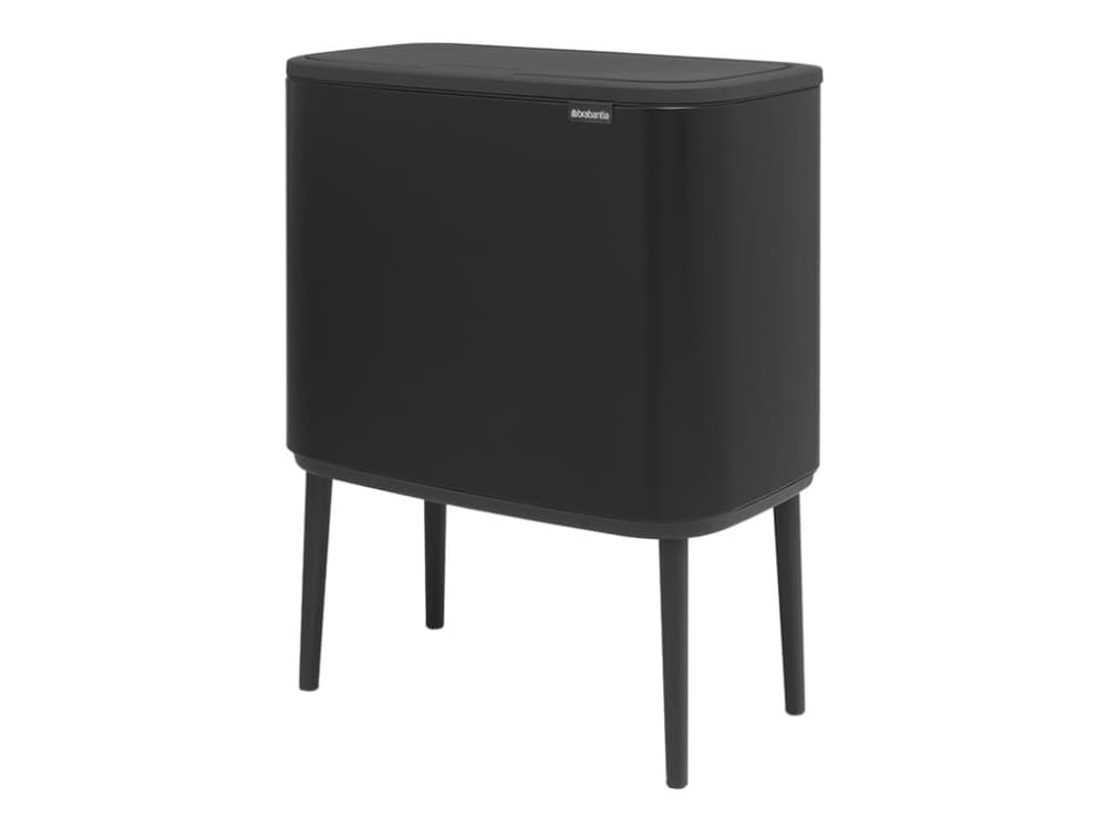 Brabantia 316067, 33 L, Suorakulmainen, Ruostumaton teräs, Musta, Muovi, 540 mm