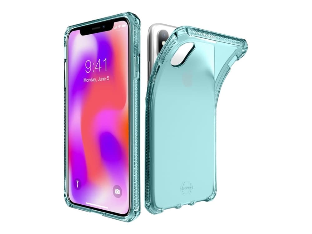 ITSKINS SPECTRUM CLEAR, Suojus, Apple, iPhone XS Max, 16,5 cm (6.5), Sininen, Läpinäkyvä