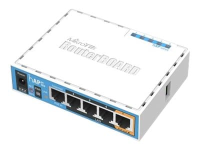 MikroTik RouterBOARD hAP ac lite RB952UI-5AC2ND - Trådløs forbindelse - 100Mb LAN - Wi-Fi 5 - 2.4 GHz, 5 GHz - DC strøm