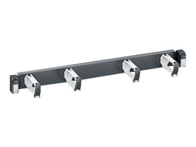 LexCom VDIG188141 Patchcord Guiding Panel - Patchcord Guiding Panel - kaapelinjohdin telineeseen - vaaleanharmaa, tummanharmaa, RAL 7035, RAL 7016 - 1U - 19