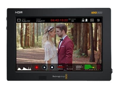 Blackmagic Design HYPERD/AVIDA12/7HDR, 17,8 cm (7), 3G-SDI, Mac OS X 10.15 Catalina, Mac OS X 11.0 Big Sur, Windows 10, Windows 8.1, 0 - 40 °C, -20 - 45 °C