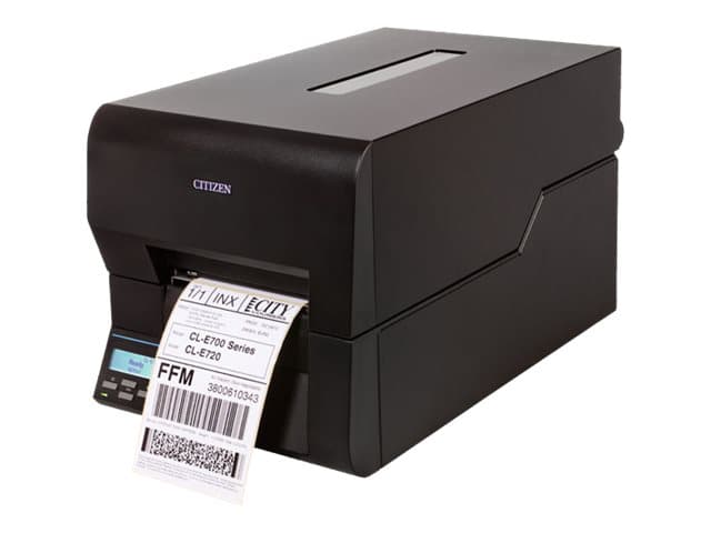 Citizen CL-E720DT, Suoralämpö, 203 x 203 DPI, 200 mm/s, Langallinen, Musta
