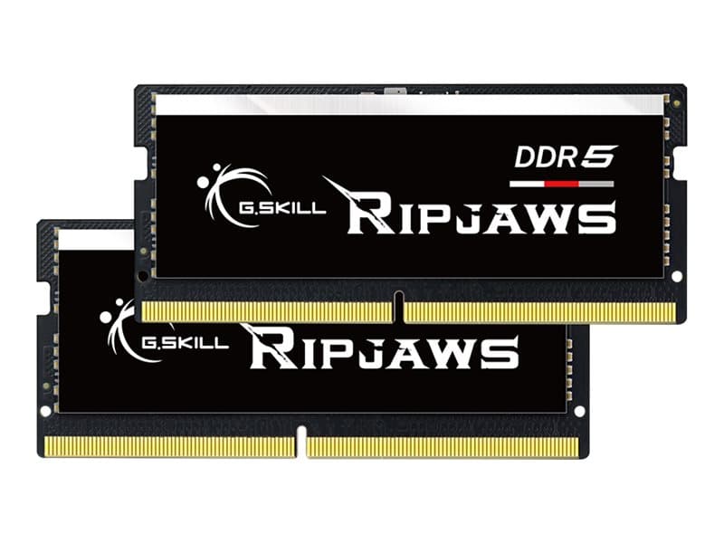 G.Skill Ripjaws F5-5600S4645A16GX2-RS, 32 GB, 2 x 16 GB, DDR5, 5600 MHz, 262-pin SO-DIMM
