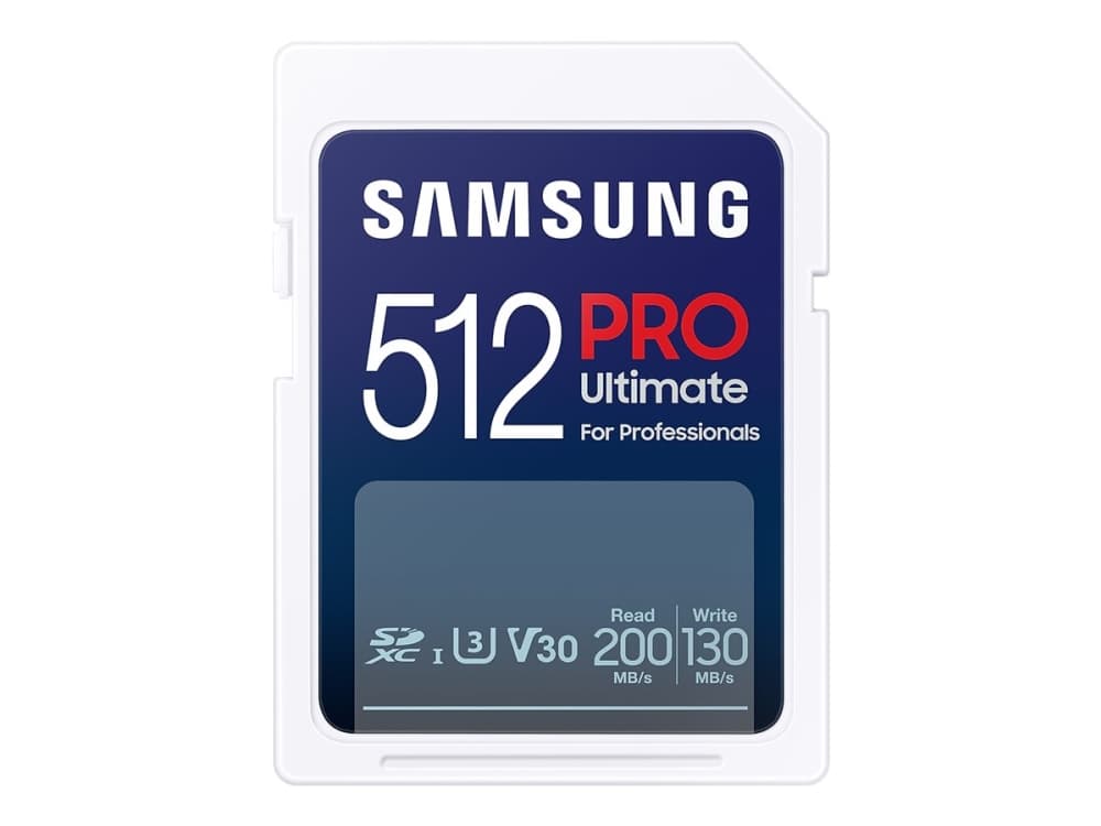 Samsung MB-SY512S, 512 GB, SDXC, UHS-I, 200 MB/s, 130 MB/s, Class 3 (U3)