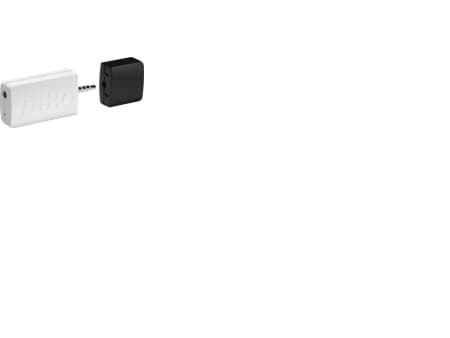 NIKO IR dongle älypuhelimelle. Siirtää tietoja älypuhelimen ja anturin välillä. Sopii jack-pistorasioihin.