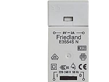 Friedland Trafo E3554N 8V 2A - F/Din - F/Din