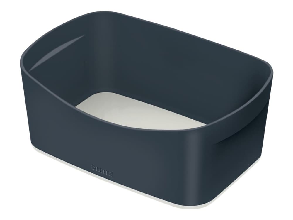 LEITZ välinealusta My Box Cosy, DIN A5, harmaa/vaaleanharmaa muovi, BPA-vapaa, elintarviketurvallinen, pyöristetyt reunat - 1 kpl (5264-00-89)