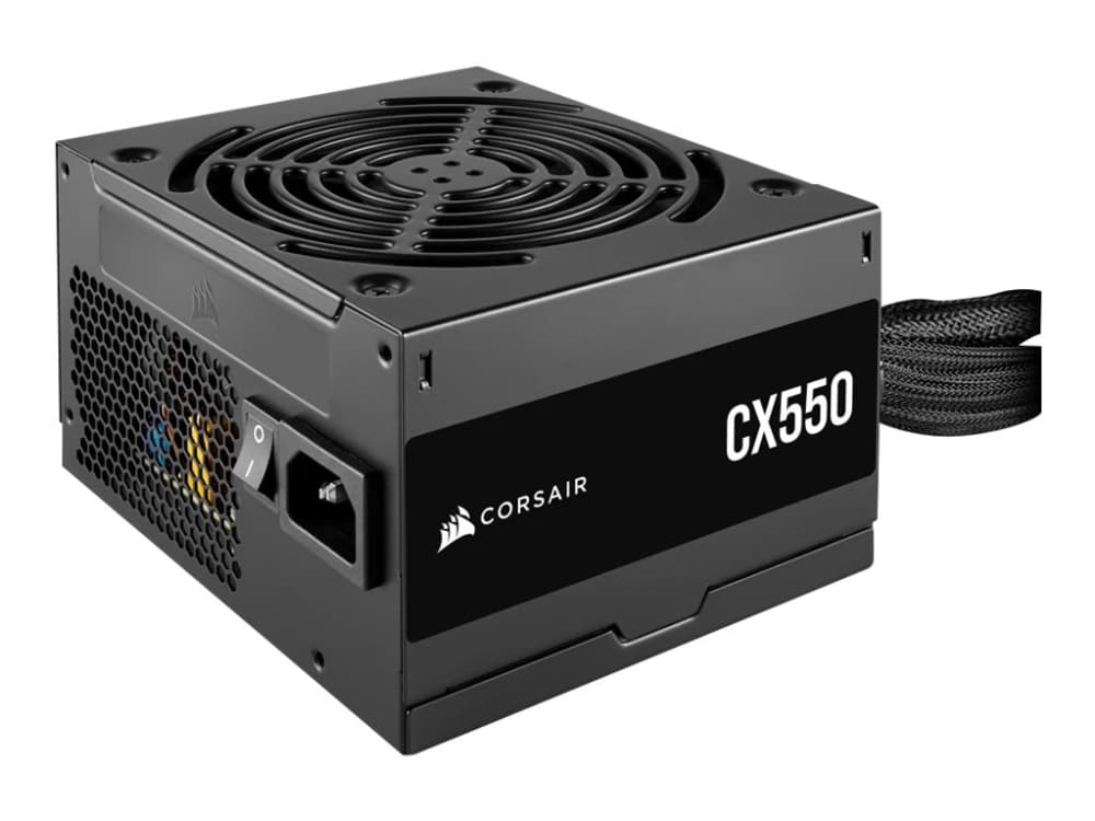 Corsair CX Series CX550, 550 W, 100 - 240 V, 47 - 63 Hz, 10 - 5 A, 130 W, 624 W