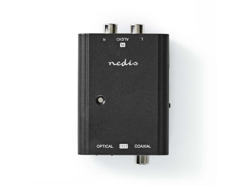 Nedis AV-sovitin Nedis ACON2508BK äänitiedostomuunnin Musta