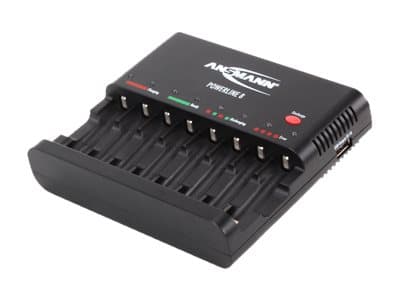 ANSMANN Powerline 8 - Akkulaturi/virtalähde (USB)