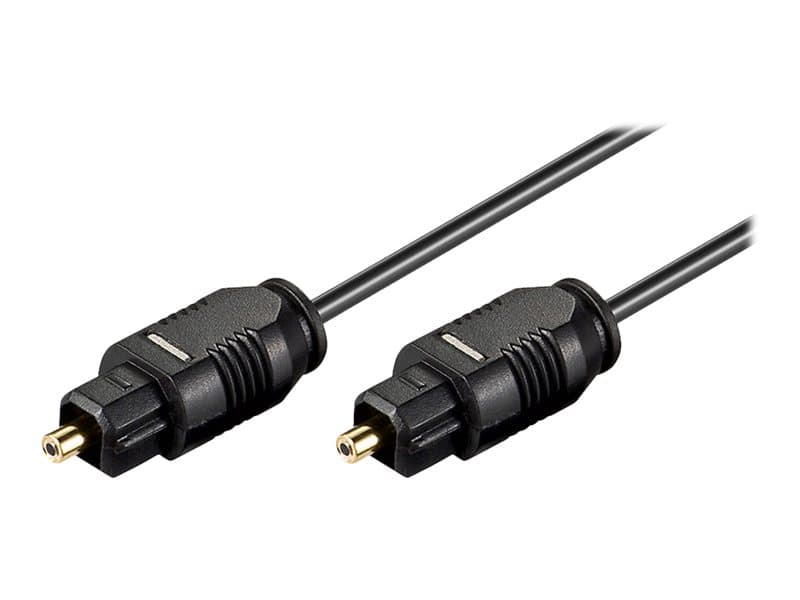 goobay AVK 216-0500 - Digitaalinen lydkabel (optisk) - SPDIF - TOSLINK han til TOSLINK han - 5 cm - fiberoptik