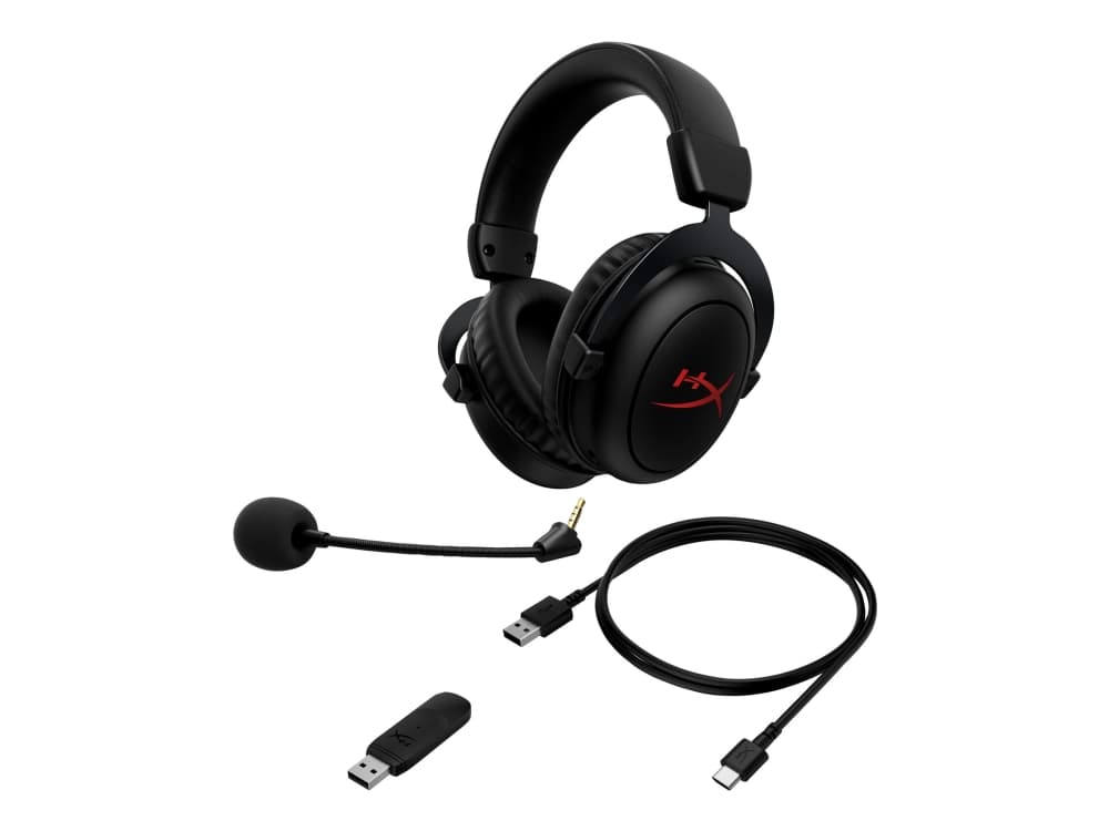 HyperX Cloud II Stinger Core langattomat pelikuulokkeet, langallinen ja langaton, peli, 10 - 21000 Hz, 293 g, kuulokkeet, musta