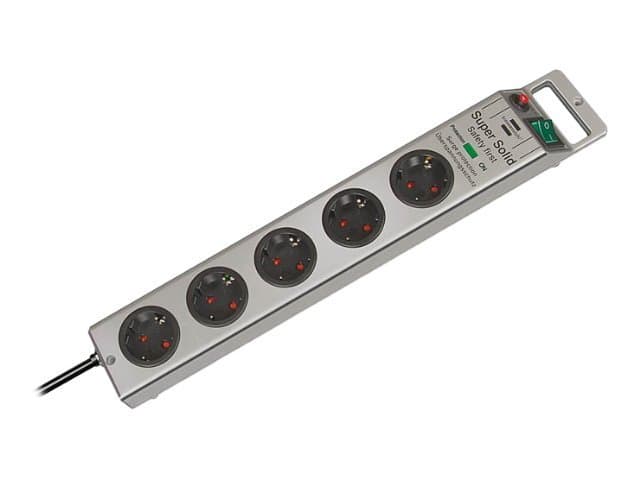 Brennenstuhl BN-SPB120, 5 AC-pistorasia(a), Hopea, 2,5 m, 580 mm, 160 mm, 50 mm