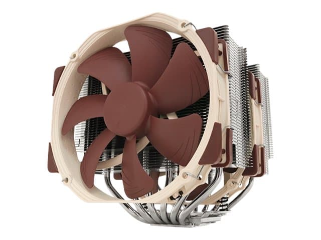 Noctua NH-D15, Jäähdytin, 14 cm, 300 RPM, 1500 RPM, 140,2 m³/h, Beige, Ruskea, Terästä