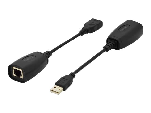 DIGITUS DA-70139-2 Lähetin- ja vastaanotinyksiköt - USB-forlængerkabel - USB, USB 2.0 - op til 45 m