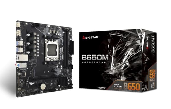 Biostar B650MT - Emolevy - Socket AM5 - AMD B650 piirisarja - sisäinen grafiikka (CPU tarvitaan)